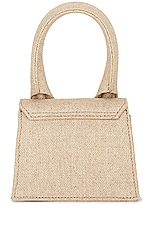 JACQUEMUS Le Chiquito Bag in Beige, view 3, click to view large image.