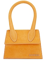 JACQUEMUS Le Chiquito Moyen Bag in Orange, view 1, click to view large image.