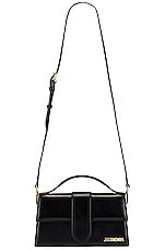 JACQUEMUS Le Grand Bambino Bag in Black, view 1, click to view large image.