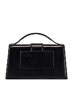 JACQUEMUS Le Grand Bambino Bag in Black, view 4, click to view large image.
