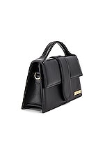 JACQUEMUS Le Grand Bambino Bag in Black, view 5, click to view large image.