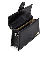 JACQUEMUS Le Grand Bambino Bag in Black, view 6, click to view large image.