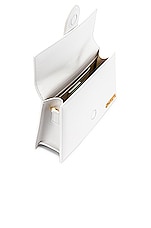 JACQUEMUS Le Grand Bambino Bag in White, view 5, click to view large image.