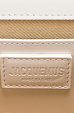 JACQUEMUS Le Grand Bambino Bag in White, view 7, click to view large image.