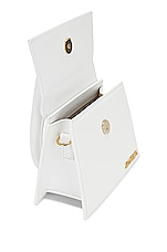 JACQUEMUS Le Chiquito Moyen Bag in White, view 5, click to view large image.