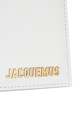JACQUEMUS Le Chiquito Moyen Bag in White, view 8, click to view large image.