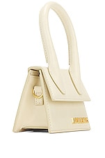 JACQUEMUS Le Chiquito Bag in Ivory, view 4, click to view large image.