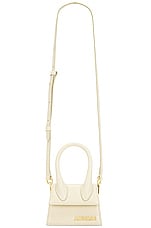 JACQUEMUS Le Chiquito Bag in Ivory, view 6, click to view large image.