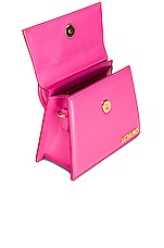 JACQUEMUS Le Chiquito Noeud Bag in Pink, view 5, click to view large image.