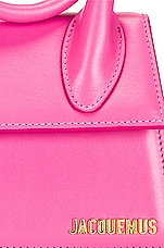 JACQUEMUS Le Chiquito Noeud Bag in Pink, view 7, click to view large image.