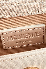 JACQUEMUS Le Chiquito Bag in Light Greige, view 7, click to view large image.