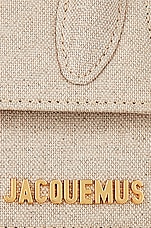 JACQUEMUS Le Chiquito Bag in Light Greige, view 8, click to view large image.