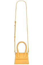 JACQUEMUS Le Chiquito Bag in Dark Yellow, view 1, click to view large image.