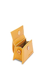 JACQUEMUS Le Chiquito Bag in Dark Yellow, view 6, click to view large image.