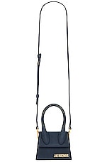 JACQUEMUS Le Chiquito Bag in Dark Navy, view 1, click to view large image.