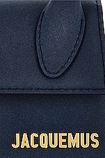 JACQUEMUS Le Chiquito Bag in Dark Navy, view 8, click to view large image.