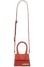 JACQUEMUS Le Chiquito Bag in Dark Red, view 1, click to view large image.