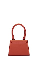 JACQUEMUS Le Chiquito Bag in Dark Red, view 4, click to view large image.