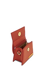 JACQUEMUS Le Chiquito Bag in Dark Red, view 6, click to view large image.