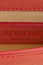 JACQUEMUS Le Chiquito Bag in Dark Red, view 7, click to view large image.