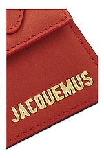 JACQUEMUS Le Chiquito Bag in Dark Red, view 8, click to view large image.