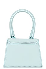 JACQUEMUS Le Chiquito Bag in Pale Blue, view 4, click to view large image.