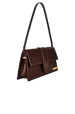JACQUEMUS Le Bambino Long Bag in Brown, view 4, click to view large image.