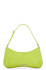 JACQUEMUS Le Bisou Bag in Neon Green, view 1, click to view large image.