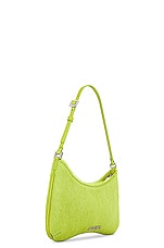 JACQUEMUS Le Bisou Bag in Neon Green, view 4, click to view large image.