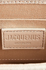 JACQUEMUS Le Chiquito Moyen Bag in Light Greige, view 7, click to view large image.