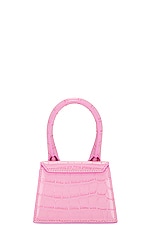 JACQUEMUS Le Chiquito Bag in Pink, view 4, click to view large image.