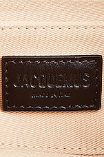 JACQUEMUS Le Bisou Perle Bag in Medium Brown, view 6, click to view large image.