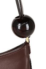 JACQUEMUS Le Bisou Perle Bag in Medium Brown, view 7, click to view large image.
