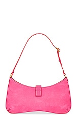 JACQUEMUS Le Bisou Cadenas Bag in Dark Pink, view 3, click to view large image.