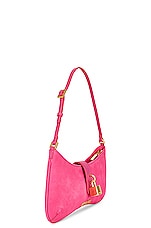 JACQUEMUS Le Bisou Cadenas Bag in Dark Pink, view 4, click to view large image.