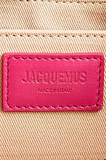JACQUEMUS Le Bisou Cadenas Bag in Dark Pink, view 6, click to view large image.