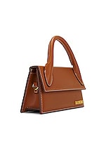 JACQUEMUS Le Chiquito Long Bag in Light Brown, view 4, click to view large image.