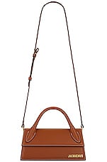 JACQUEMUS Le Chiquito Long Bag in Light Brown, view 6, click to view large image.