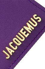 JACQUEMUS Le Chiquito Bag in Purple, view 7, click to view large image.