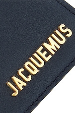 JACQUEMUS Le Chiquito Moyen Bag in Dark Navy, view 7, click to view large image.