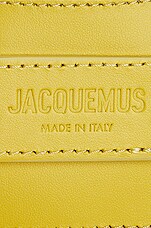 JACQUEMUS Le Bisou Bag in Light Yellow, view 6, click to view large image.
