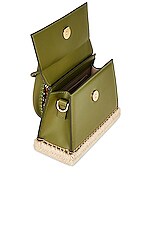 JACQUEMUS Le Chiquito Moyen Cordao Bag in Khaki, view 6, click to view large image.