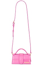 JACQUEMUS Le Bambino Bag in Neon Pink, view 1, click to view large image.