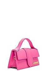 JACQUEMUS Le Bambino Bag in Neon Pink, view 5, click to view large image.