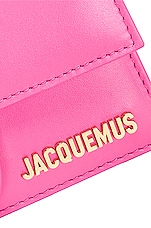 JACQUEMUS Le Bambino Bag in Neon Pink, view 7, click to view large image.