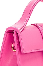 JACQUEMUS Le Bambino Bag in Neon Pink, view 8, click to view large image.