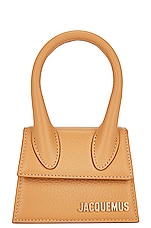 JACQUEMUS Le Chiquito Bag in Camel, view 3, click to view large image.