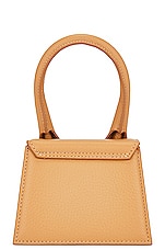 JACQUEMUS Le Chiquito Bag in Camel, view 4, click to view large image.