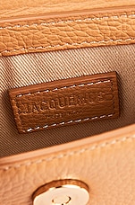 JACQUEMUS Le Chiquito Bag in Camel, view 7, click to view large image.