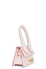 JACQUEMUS Le Chiquito Bag in Pale Pink, view 5, click to view large image.